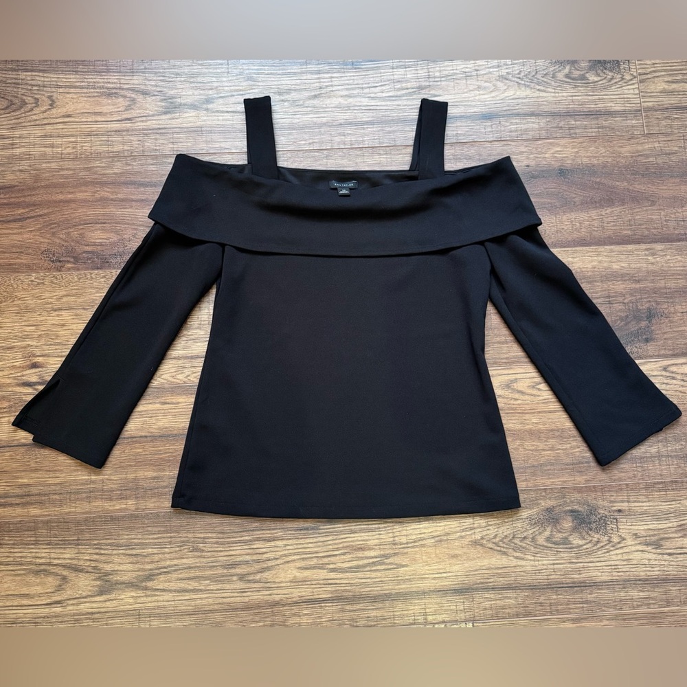 Ann Taylor Elegant Black Top